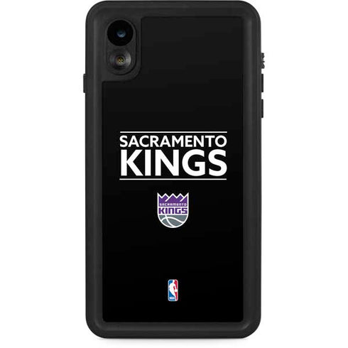 NBA Sacramento Kings Standard - Black iPhone XR Waterproof Case