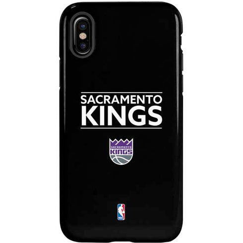 NBA Sacramento Kings Standard - Black iPhone XS Pro Case