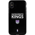 NBA Sacramento Kings Standard - Black iPhone XS Pro Case