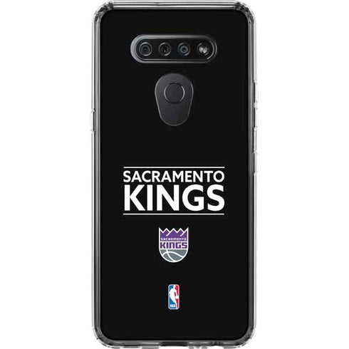 NBA Sacramento Kings Standard - Black LG K51/Q51 Clear Case