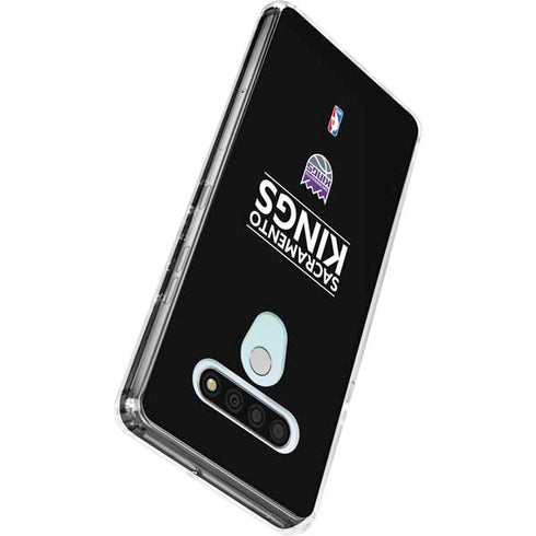 NBA Sacramento Kings Standard - Black LG Stylo 6 Clear Case