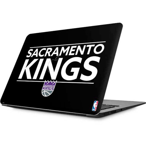 NBA Sacramento Kings Standard - Black Apple MacBook Skin