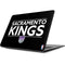 NBA Sacramento Kings Standard - Black Apple MacBook Skin