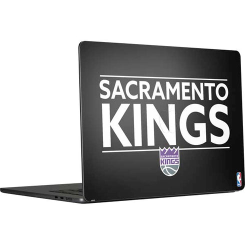 NBA Sacramento Kings Standard - Black MacBook Air 15 in (2023) Skin