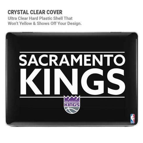 NBA Sacramento Kings Standard - Black MacBook Pro 16in (2019-20) Case plus Skin