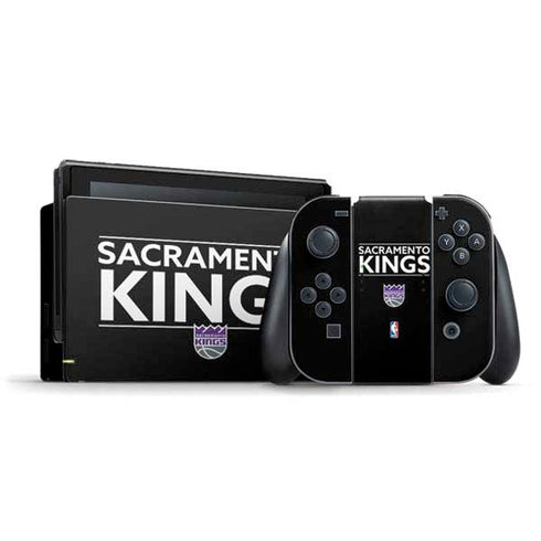 NBA Sacramento Kings Standard - Black Nintendo Switch Bundle Skin