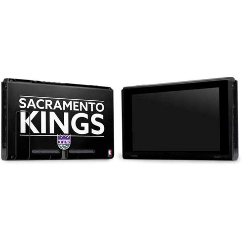 NBA Sacramento Kings Standard - Black Nintendo Switch Bundle Skin