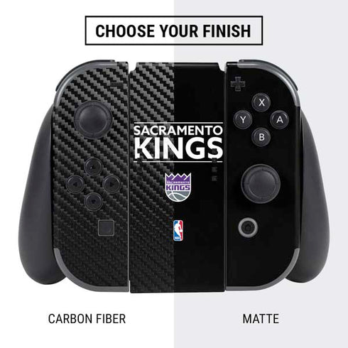NBA Sacramento Kings Standard - Black Nintendo Switch Bundle Skin
