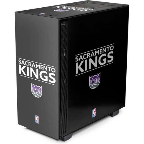 NBA Sacramento Kings Standard - Black NZXT H510 Compact ATX Mid-Tower Case Skin