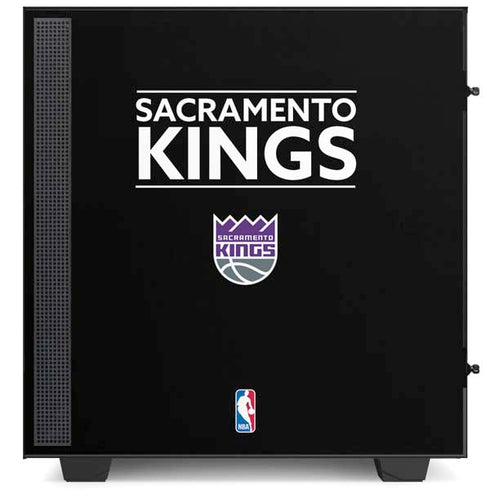 NBA Sacramento Kings Standard - Black NZXT H510 Compact ATX Mid-Tower Case Skin