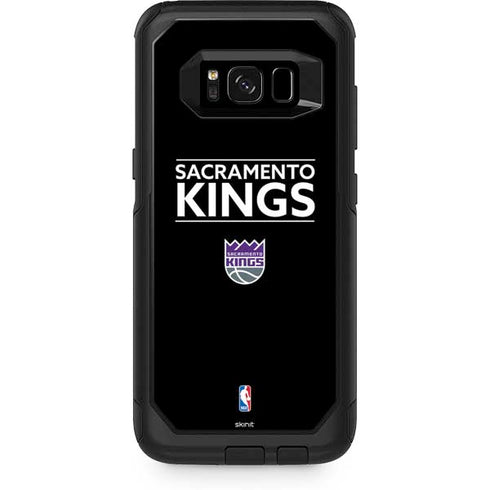 NBA Sacramento Kings Standard - Black Otterbox Commuter Galaxy Skin