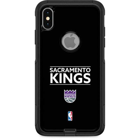 NBA Sacramento Kings Standard - Black Otterbox Commuter iPhone Skin