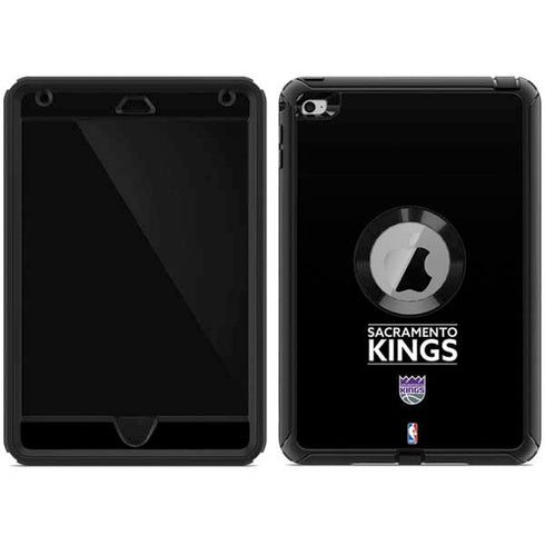 NBA Sacramento Kings Standard - Black Otterbox Defender iPad Skin
