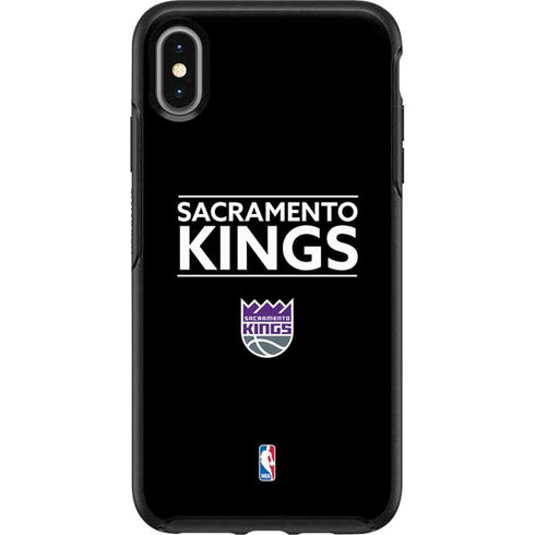 NBA Sacramento Kings Standard - Black Otterbox Symmetry iPhone Skin