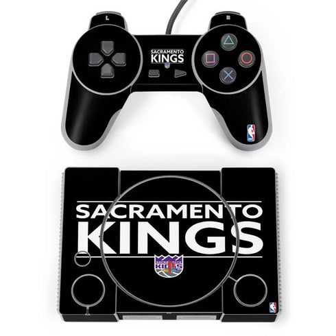 NBA Sacramento Kings Standard - Black PlayStation Classic Bundle Skin