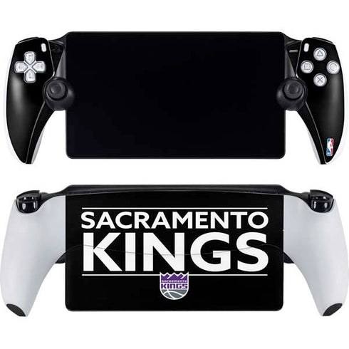 NBA Sacramento Kings Standard - Black PlayStation Portal Remote Player Skin