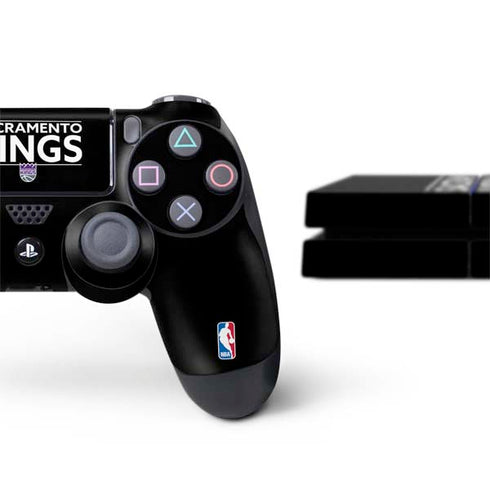 NBA Sacramento Kings Standard - Black PS4 Console and Controller Bundle Skin