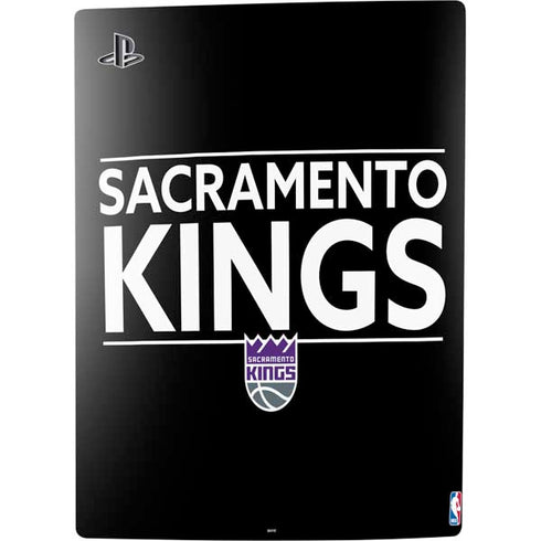 NBA Sacramento Kings Standard - Black PS5 Console Skin
