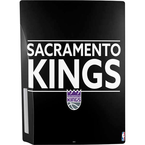 NBA Sacramento Kings Standard - Black PS5 Console Skin