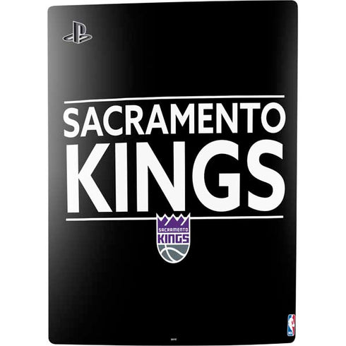 NBA Sacramento Kings Standard - Black PS5 Digital Edition Console Skin