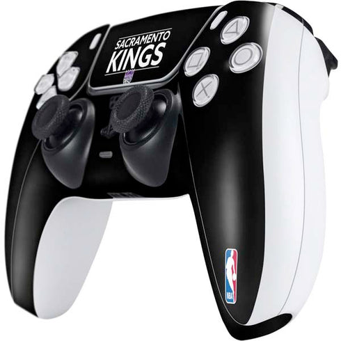 NBA Sacramento Kings Standard - Black PS5 Controller Skin