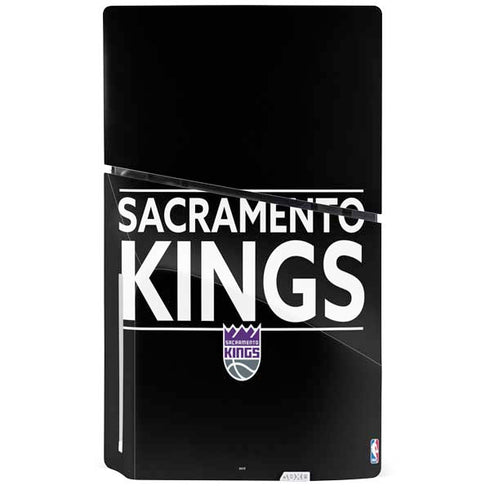 NBA Sacramento Kings Standard - Black PS5 Slim Disk Bundle Skin