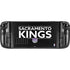 NBA Sacramento Kings Standard - Black Steam Deck Handheld Gaming Computer Skin