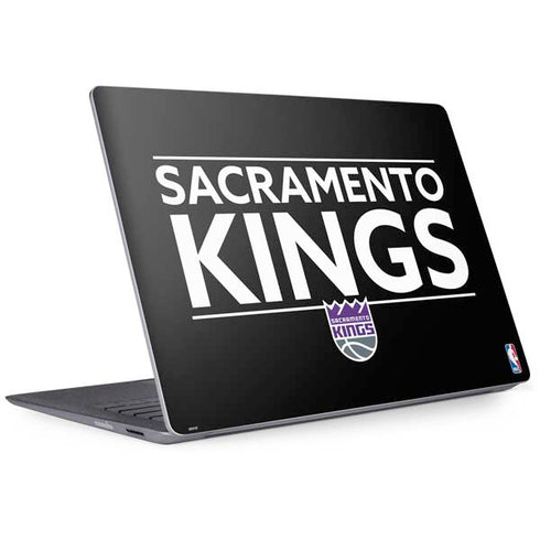 NBA Sacramento Kings Standard - Black Surface Laptop 2 Skin