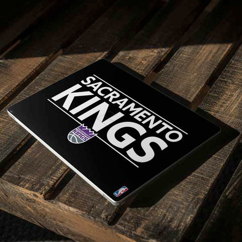 NBA Sacramento Kings Standard - Black Surface Laptop 3 13.5in Skin