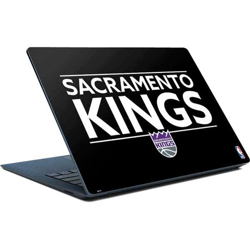 NBA Sacramento Kings Standard - Black Surface Laptop Skin