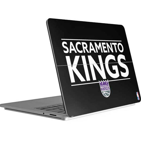 NBA Sacramento Kings Standard - Black Surface Laptop Studio Skin