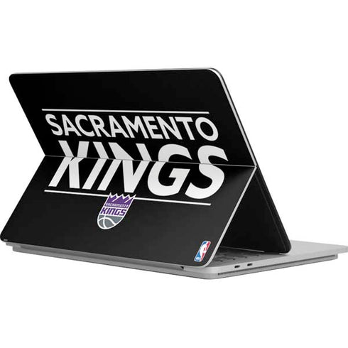 NBA Sacramento Kings Standard - Black Surface Laptop Studio Skin