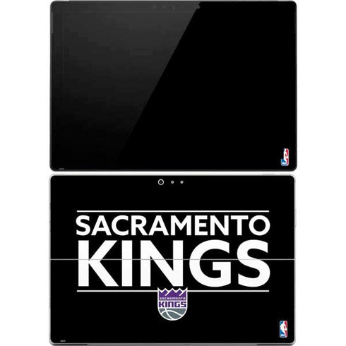 NBA Sacramento Kings Standard - Black Surface Pro 4 Skin