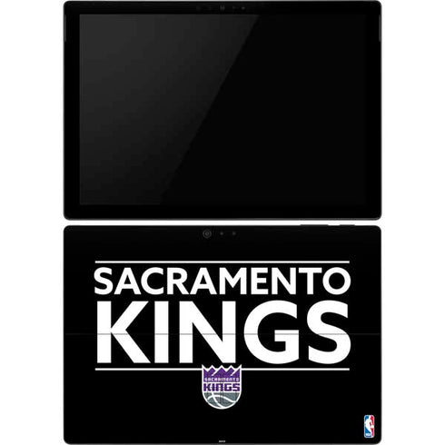 NBA Sacramento Kings Standard - Black Surface Pro 6 Skin