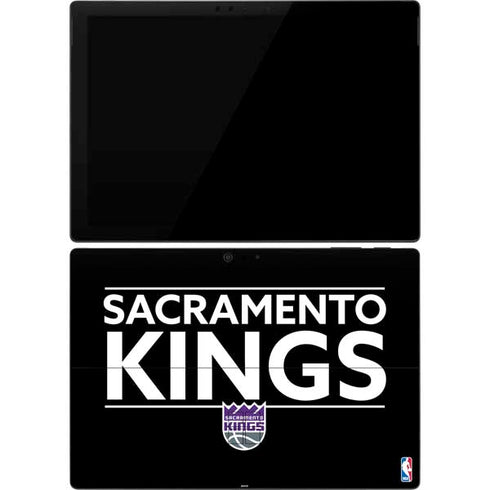 NBA Sacramento Kings Standard - Black Surface Pro 7 Skin