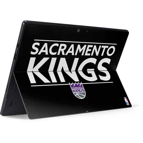 NBA Sacramento Kings Standard - Black Surface Pro 7 Skin