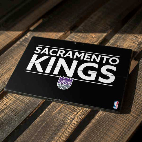 NBA Sacramento Kings Standard - Black Surface Pro 7 Skin