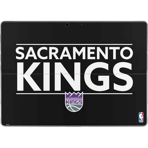 NBA Sacramento Kings Standard - Black Surface Pro 9 Skin