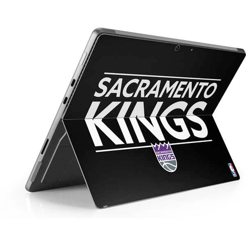 NBA Sacramento Kings Standard - Black Surface Pro 9 Skin
