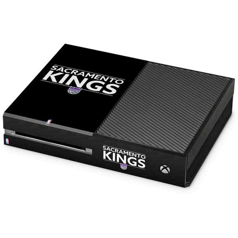 NBA Sacramento Kings Standard - Black Xbox One Console Skin