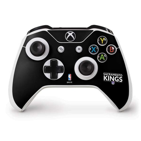 NBA Sacramento Kings Standard - Black Xbox One S Controller Skin