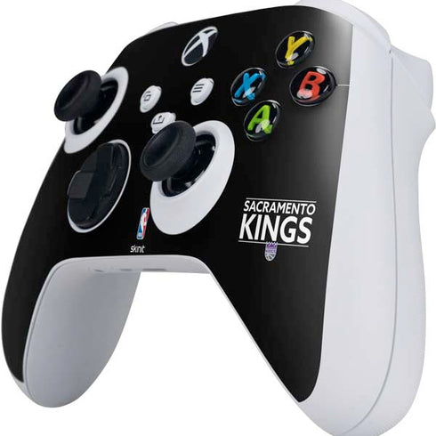 NBA Sacramento Kings Standard - Black Xbox Series S Controller Skin