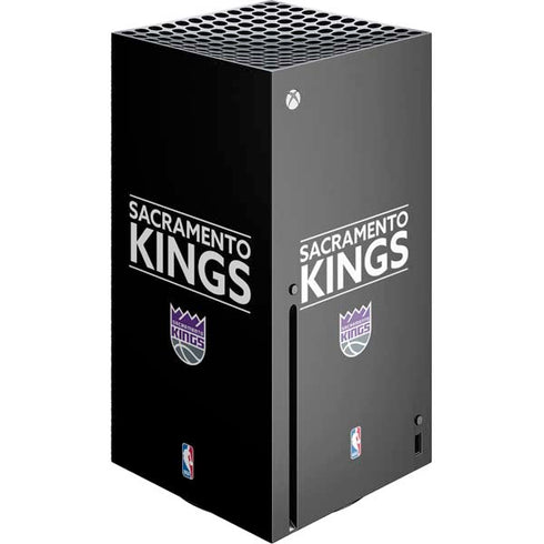 NBA Sacramento Kings Standard - Black Xbox Series X Console Skin
