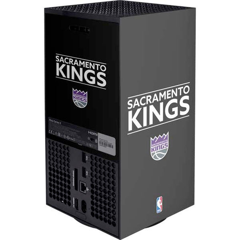 NBA Sacramento Kings Standard - Black Xbox Series X Console Skin