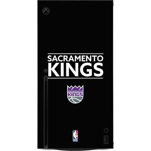 NBA Sacramento Kings Standard - Black Xbox Series X Console Skin