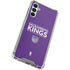 NBA Sacramento Kings Standard - Purple Galaxy A15 5G Clear Case