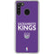 NBA Sacramento Kings Standard - Purple Galaxy A21 Clear Case