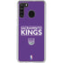 NBA Sacramento Kings Standard - Purple Galaxy A21 Clear Case