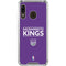 NBA Sacramento Kings Standard - Purple Galaxy A30 Clear Case