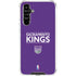 NBA Sacramento Kings Standard - Purple Galaxy A54 5G Clear Case